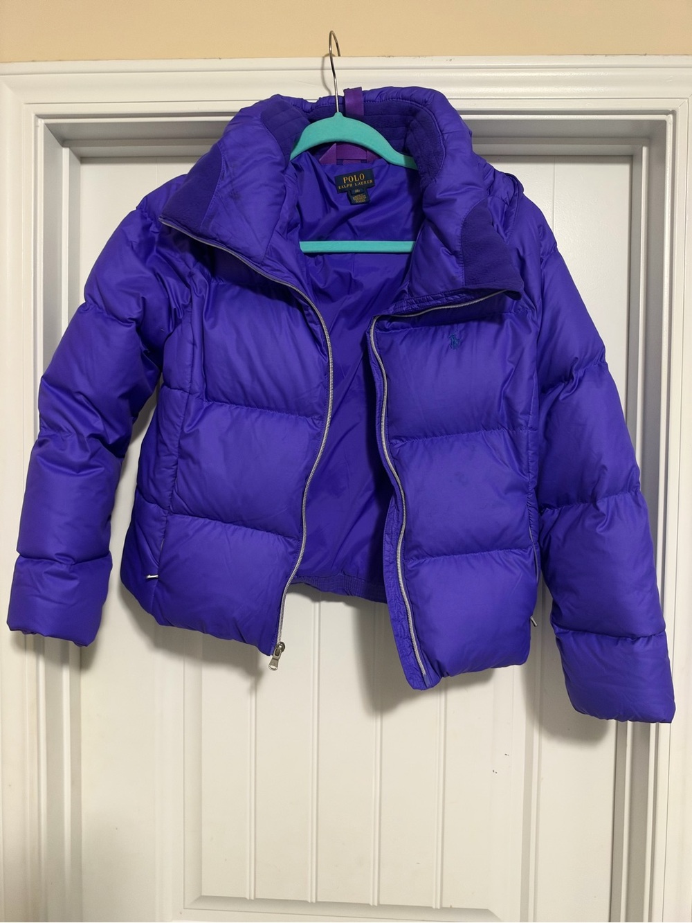 Polo by Ralph Lauren Kids Bright Purple Puffer Coat